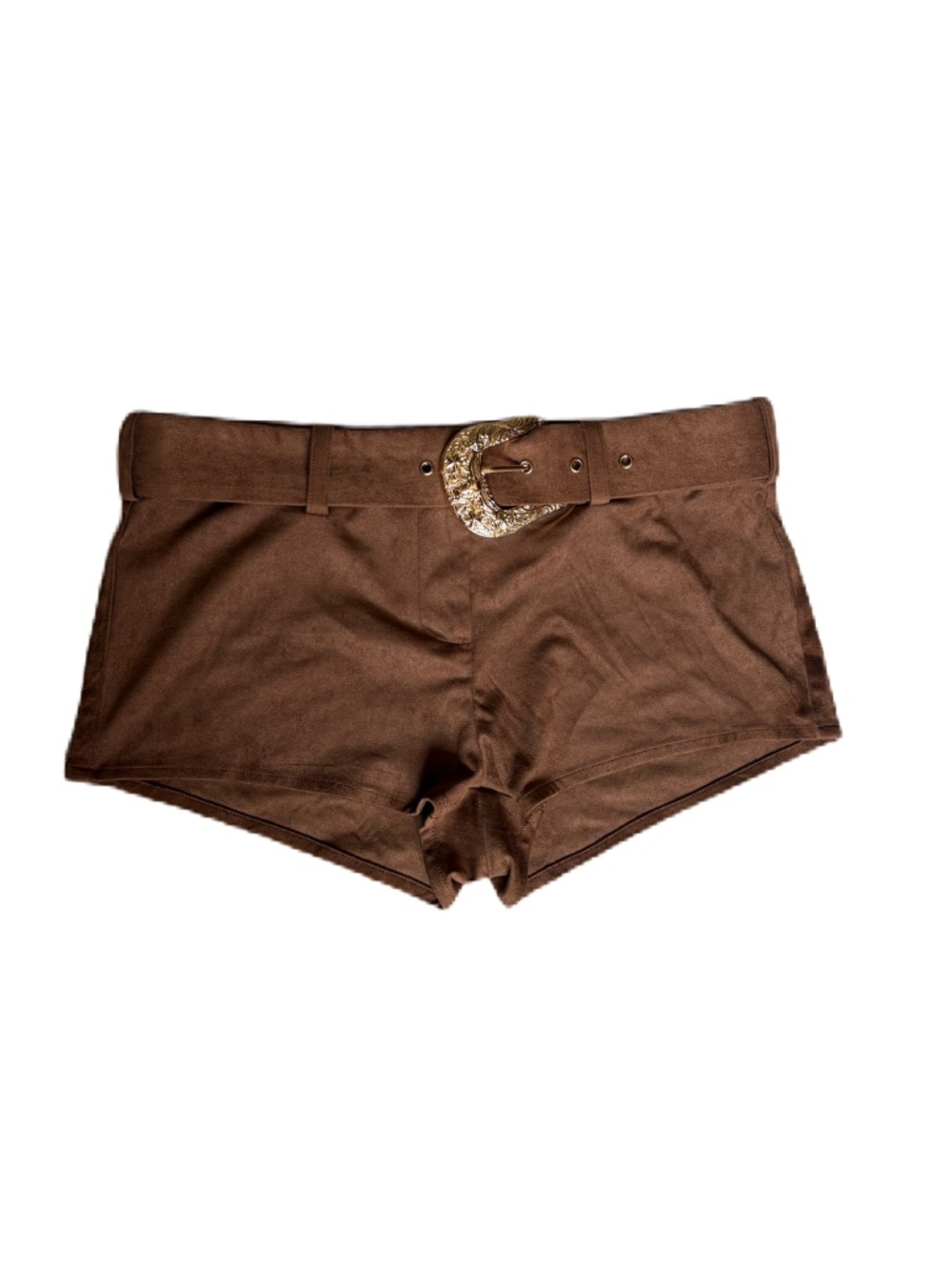 superdown faux suede Raddix short brown Small - Picture 4 of 16